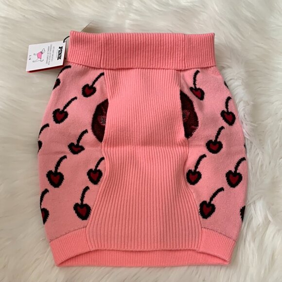s-l400.jpg PINK VICTORIA\'S SECRET Pet Fleece Jacket & Sweater SET Sz LARGE